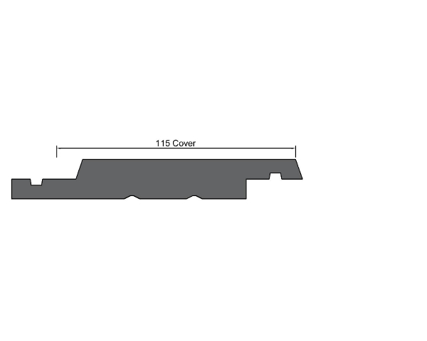 140mm Wide, Bevelled Vertical Shiplap Weatherboard