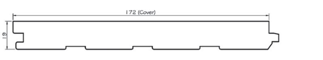 172 x 19 T&G Flooring Profile
